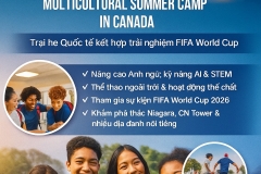 TRẠI HÈ QUỐC TẾ CANADA 2026 – HÈ CỦA TRẢI NGHIỆM VÀ TRƯỞNG THÀNH!  TRẠI HÈ QUỐC TẾ CANADA 2026 – HÈ CỦA TRẢI NGHIỆM VÀ TRƯỞNG THÀNH!