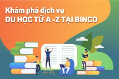KHÁM PHÁ DỊCH VỤ DU HỌC TỪ A-Z CỦA BINCO
